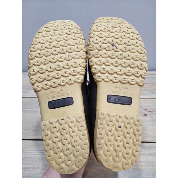 L.L. Bean Women's Maine Hunting Ankle Low Duck Boots Shoes Brown Size 9 - Picture 9 of 10